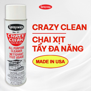 Chai xịt tẩy rửa đa năng Sprayway Crazy Clean 31 made in USA