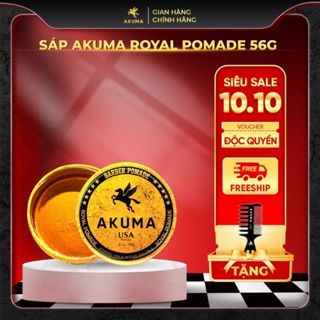 Sáp Vuốt Tóc AKUMA ROYAL POMADE 56g Hương Nam Tính Lịch Lãm Giữ Nếp Đến 12h Phù Hợp Mọi Chất Tóc