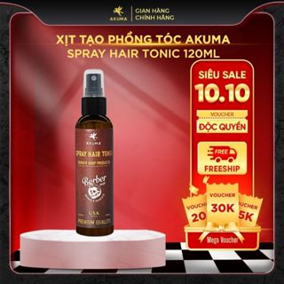Xịt Tạo Phồng Tóc AKUMA SPRAY HAIR TONIC Tạo Độ Phồng Tự Nhiên, Không Gây Bết Tóc Và Nặng Tóc