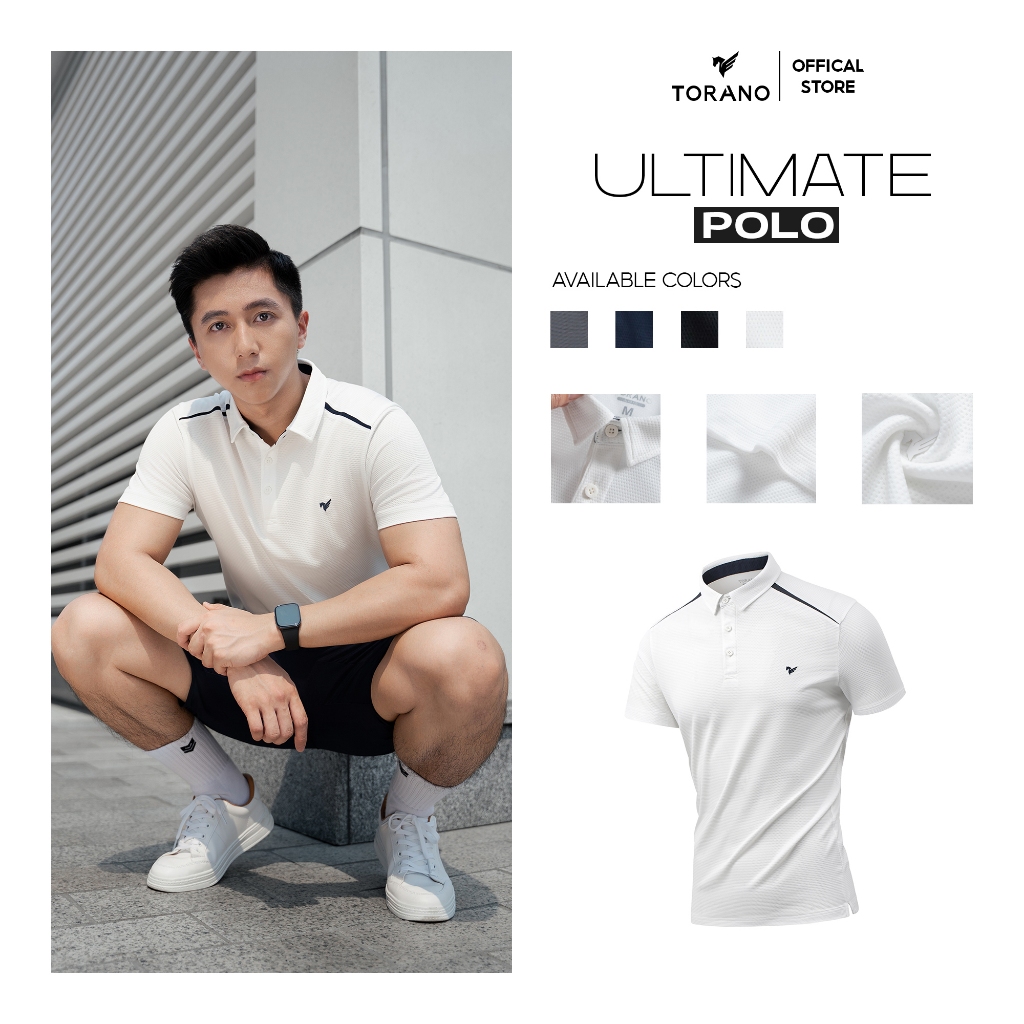 Áo polo nam thể thao can vai TORANO ngắn tay form chuẩn phong cách nam tính FSTP001 | BigBuy360 - bigbuy360.vn