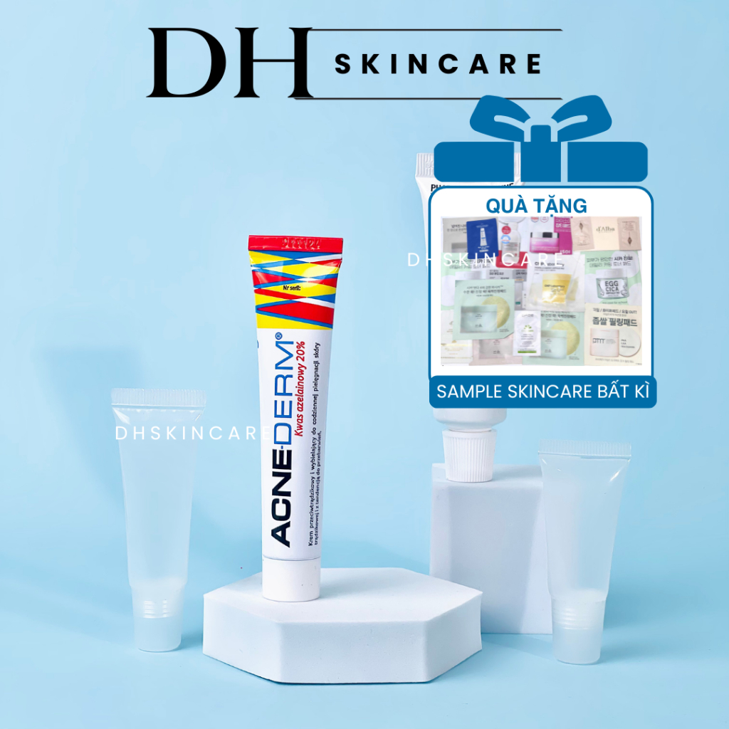 Kem giảm Mụn, Mờ Thâm Acne Derm 20% Axit Azelaic 20g Dhskincare