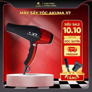 Máy Sấy Tóc AKUMA X7 Công Suất Lớn 2400W - Cho Salon Tóc Chuyên Nghiệp, 2 Chiều Nóng Lạnh, Lõi Đồng, Đồ Bền Cao