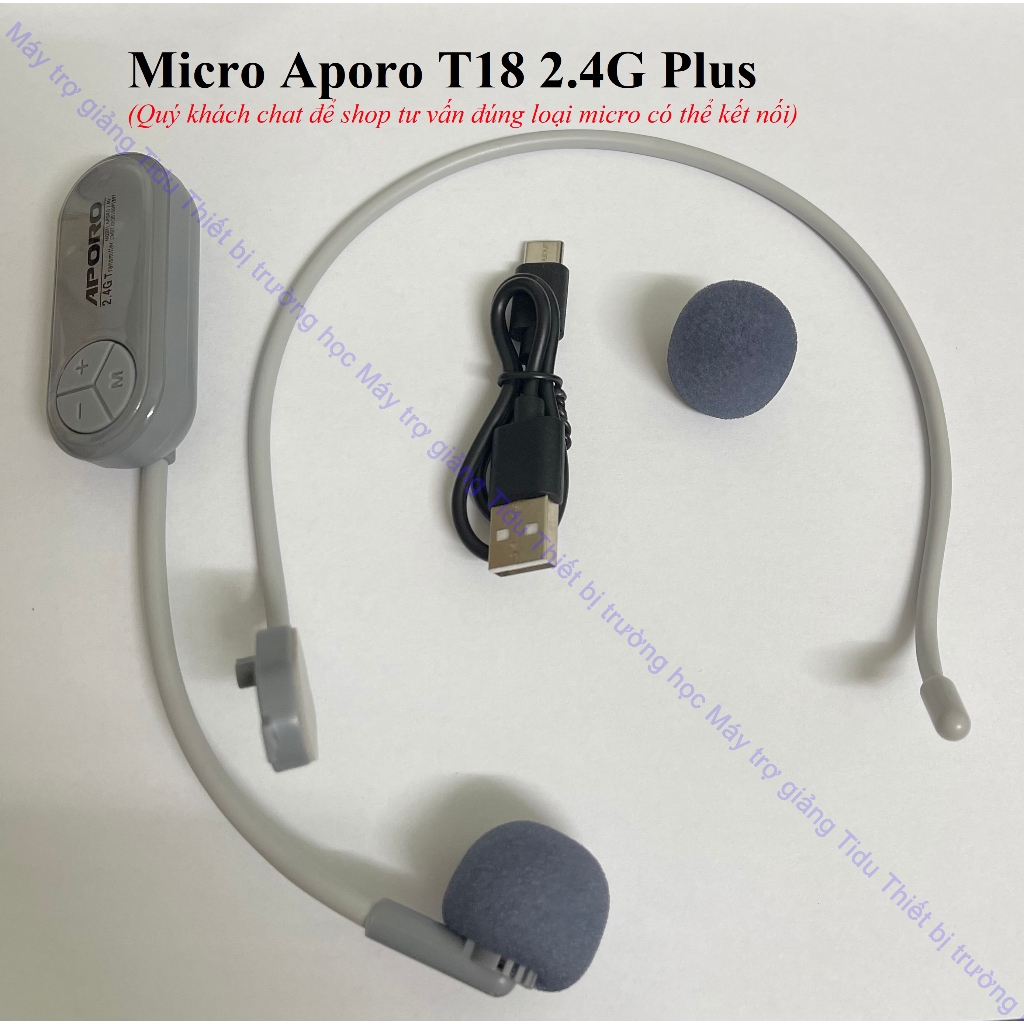 Micro không dây Aporo 2.4G dành cho các dòng máy T18 2.4G Plus, T25 2.4G, T28 2.4G