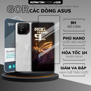 Cường lực rog phone 9 8 pro 7 6 pro 5 5s trong suốt FULL MÀN chống bám vân tay chính hãng GOR