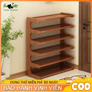 Giá để giày tre đựng đồ đa năng kệ dép đồ dọc đơn giản Giá giày dép bền không tiết kiệm không gian 