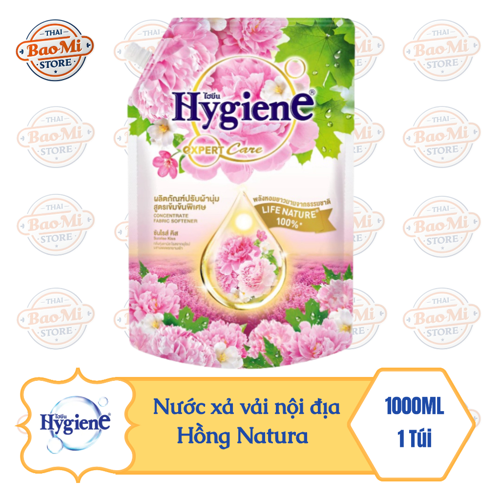 NƯỚC XẢ VẢI HYGIENE 1000ML THÁI LAN [MÀU HỒNG NHẠT]