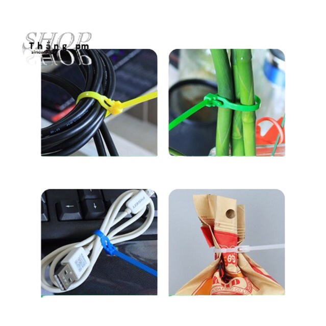 20 sợi Dây gút 4x150, rút tháo mở được (loại 1)