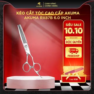 Kéo Tỉa Tóc AKUMA RX87B 6 Inch Thép Nhật Cao Cấp Bảo Hành 12 Tháng.