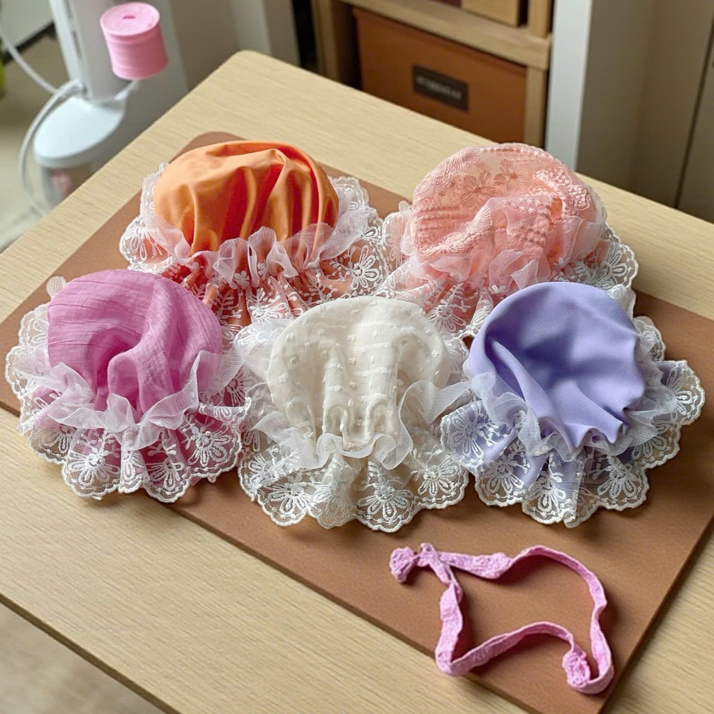 Mũ Ren Công Chúa Em Bé, Mũ Ren Tiểu Thư Cho Bé Gái Phong Cách Hàn Quốc