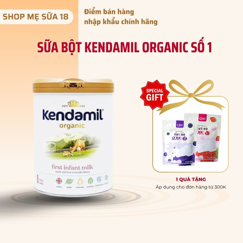 [SỐ 1 - DATE 2027] Sữa Kendamil Organic Số 1 Anh Quốc Chứa HMOs 800g