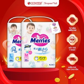  Bỉm Merries quần M52 