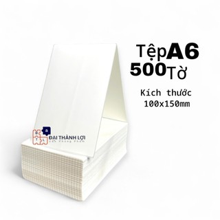 [1 Xấp] A6-500 tờ giấy in nhiệt 100x150mm ,có sẵn lớp keo dính dùng cho máy in nhiệt,in mã vận đơn