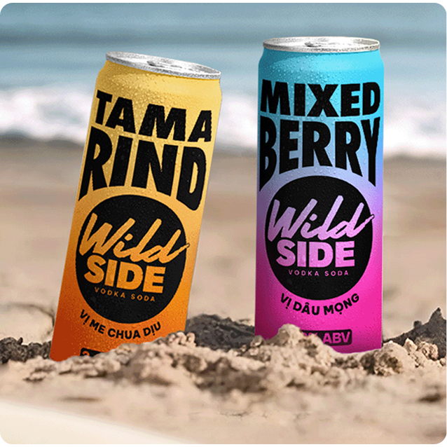 WildSide Vodka Soda 2 Lon các vị x 330ml