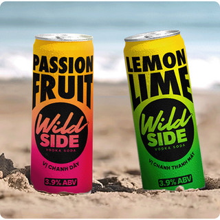 WildSide Vodka Soda Lon các vị x 330ml