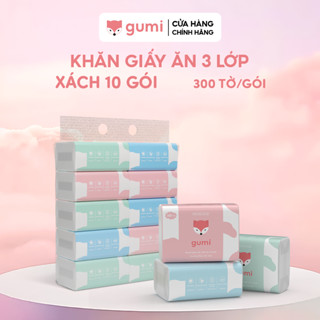  XÁCH 10 Giấy Ăn CAO CẤP GUMI HÀNG VIỆT NAM ĐẢM BẢO AN TOÀN CHO DO 