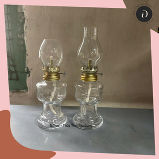 1 Đèn Dầu Cổ Điển Thủy Tinh ( 3Kiểu )