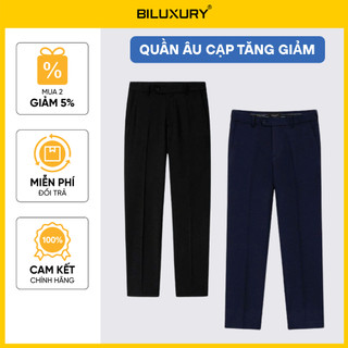   New 2025  Quần Âu Nam Cạp Tăng Giảm 9QAUB505 Biluxury Form Slimfit Chống Nhăn Co Giãn Chống Bám 