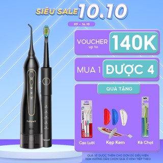 Tăm nước cầm tay Fairywill FW5020E và bàn chải điện Fairywill E11. Combo chăm sóc răng miệng đầy đủ