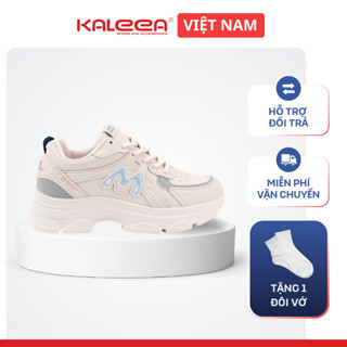  Giày Thể Thao Nữ Kaleea T154 - Sneaker Độn Tăng Ngay 5cm Đi Êm Form Dáng Gọn Chân Tôn Dáng 