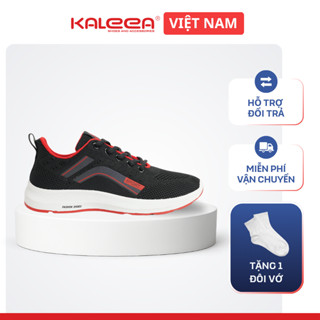  Giày Thể Thao Nữ Kaleea T12 Vải Dệt Kim Đế 3cm Siêu Nhẹ Thoáng Khí 