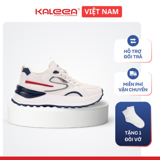  Giày Thể Thao Nam Nữ Kaleea T115 Sneaker Độn Đế Cao 4,5 Phân Tôn Dáng Nhẹ Êm Chân Cả Ngày 