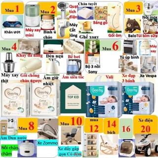 (có chọn quà) Tã Bỉm Gooby Hàn Quốc Cao Cấp size dán/quần NB/S/M/L/XL/XXL