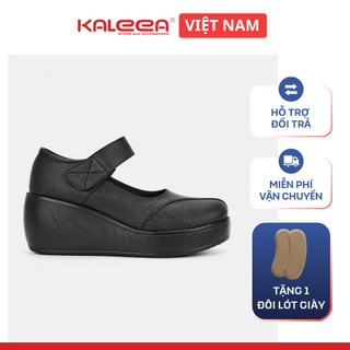  Giày Cao Gót Nữ Đế Xuồng 6 Phân Kaleea MO630 Vững Chắc Chất Da Mềm Đi Nhẹ Êm Chân 