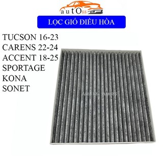 (A226) Lọc Gió Điều Hòa Ô Tô Than Hoạt Tính Xe Huyndai  Accent, Sportage, Tucson, Kona Kia Sonet, Carens