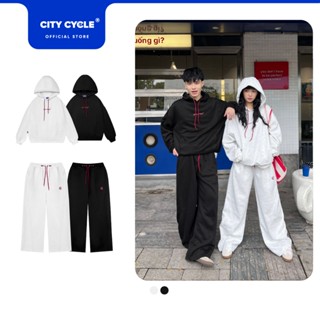 Combo set bộ nỉ hoodie mùa đông nam nữ Local Brand Chính Hãng City Cycle Combo bộ nỉ Mono
