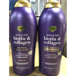  Dầu gội đầu OGX Thick & full + biotin & collagen 750ml 