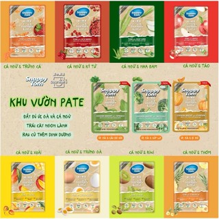 [Combo 16 Gói] Pate Snappy Tom Trái Cây Cho Mèo - Snappy Tom Trái Cây Gói 70g (Mix Đều Vị)