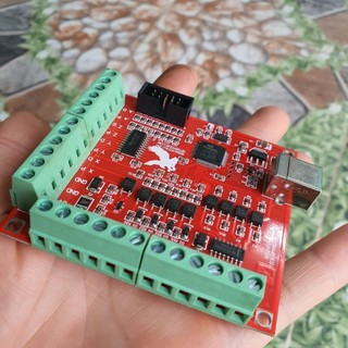 Mạch Mach3 USB Đỏ 4 Trục Chế Máy CNC (chíp và cáp tốt)