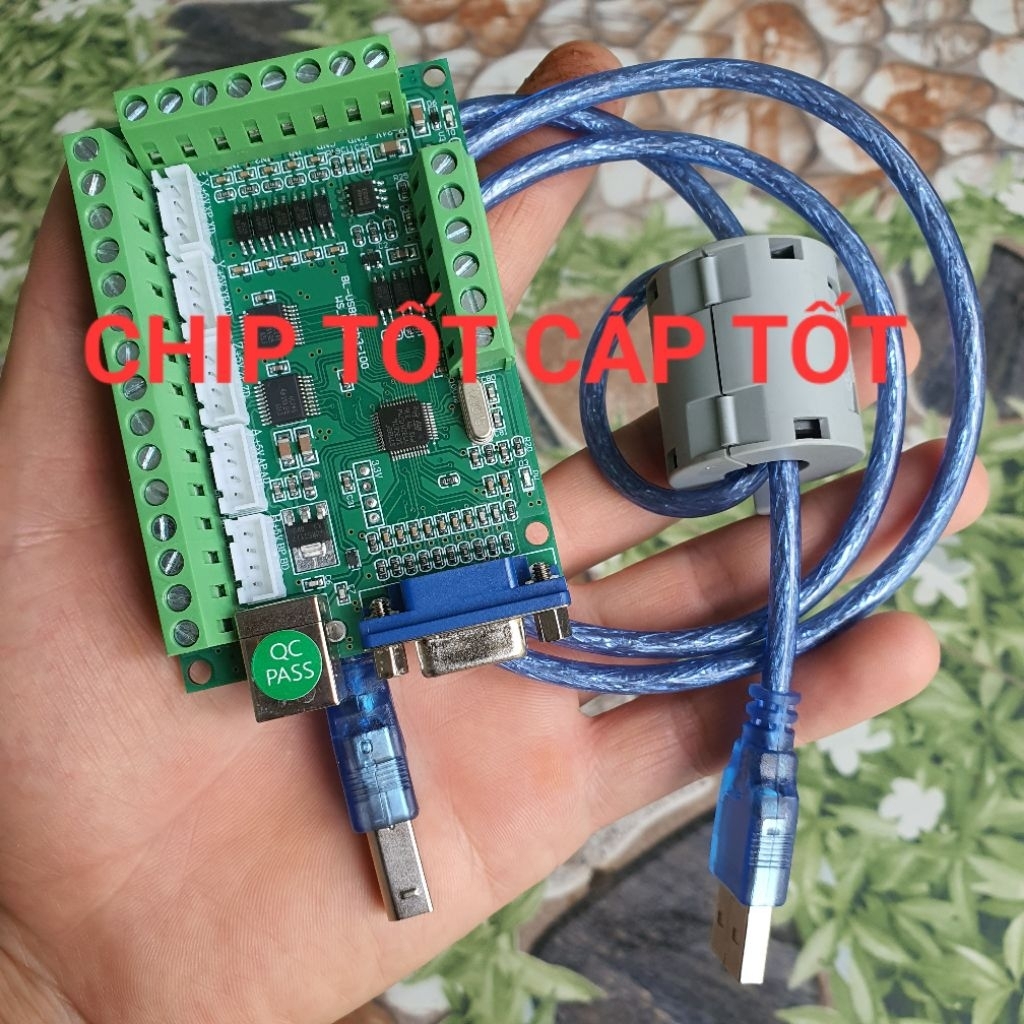 Mạch Mach3 USB 5 Trục V3.25 Chế Máy CNC (tặng cáp tốt)