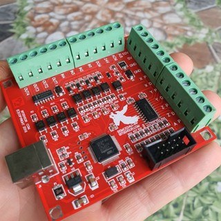 Mạch Mach3 USB Đỏ 4 Trục Chế Máy CNC (chíp và cáp tốt)