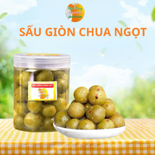 [ HŨ 1KG ] Trái sấu sấy giòn, ô mai sấu chua ngọt đặc sản gia truyền Hà Nội, thơm ngon đậm vị
