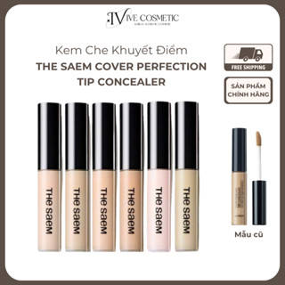  Che Khuyết Điểm The Saem Cover Perfection Tip Concealer Giao Ngẫu Nhiên Mẫu Mới 