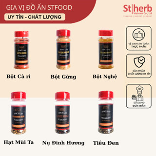  GIA VỊ ĐỒ ẤN HẠT CÀ RI BỘT GỪNG HẠT TIÊU HẠT NGÒ RÍ NỤ ĐINH HƯƠNG THƯƠNG HIỆU STFOOD 