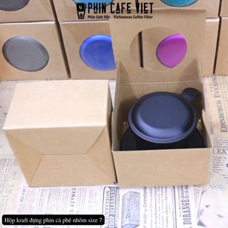 Combo 100 hộp đựng phin pha cà phê (kèm màng khò nhiệt cắt sẵn)