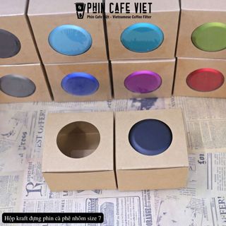 Combo 100 hộp đựng phin pha cà phê (kèm màng khò nhiệt cắt sẵn)