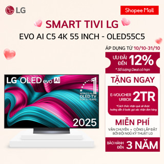 OLED55C5PSA - TV thông minh LG 55 Inch OLED evo AI C5 4K
