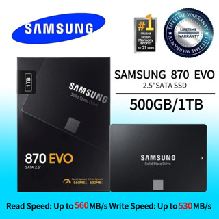 SAMSUNG SSD 870 EVO 500GB 1TB 2TB Ổ cứng trạng thái rắn SATA3 2.5 máy tính để bàn Đính kèm bảo hành 10 năm của trang web