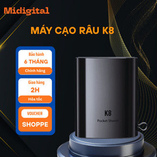Máy cạo râu Enchen K8, Mini 6 lưỡi dao kép mỏng, chống nước IPX7, pin sử dụng đến 2 tháng - BH 6 tháng