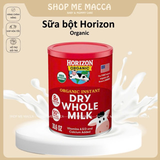 Sữa Bột Nguyên Kem Tăng chiều cao Horizon Organic Whole Milk 870gr cho bé từ 1 tuổi - Hàng Mỹ