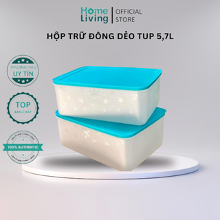  Hộp Trữ Đông Dẻo Trữ Hải Sản TUPPERWARE Freezermate 5.7L Dung Tích Lớn Đựng Gà Nguyên Con 