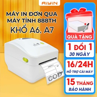 Máy In Đơn Hàng AYIN 888TH In Khổ A6 A7, Đơn Sàn TMĐT, Hoá Đơn Bán Hàng,In Tem Nhãn,Tem Trà Sữa
