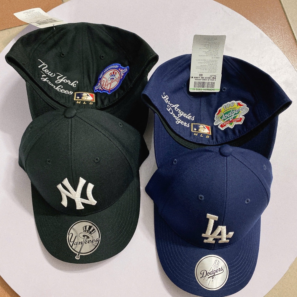 [ CHÍNH HÃNG ] MŨ / NÓN LƯỠI TRAI MLB BÍT ĐUÔI , BÍT ÓT - MŨ / NÓN MLB FITTED CAP UNISEX HÀN QUỐC