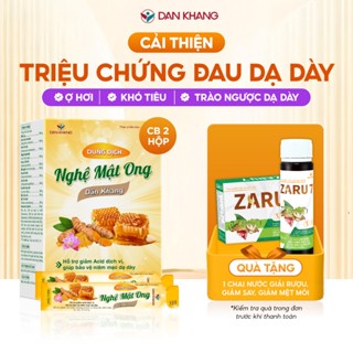 Gói uống dung dịch nghệ mật ong giảm đau dạ dày giảm trào ngược dạ dày Novagel Dân Khang