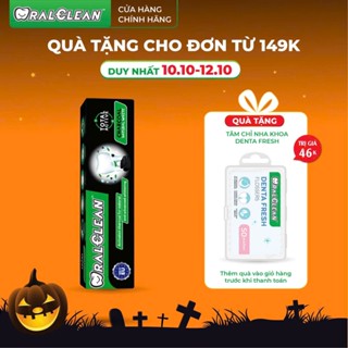 Kem Đánh Răng Trắng Răng Than Hoạt Tính OralClean Total Active Charcoal Natural White 100ml