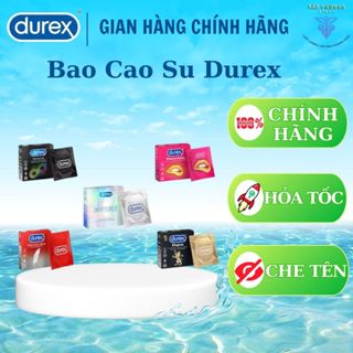 Combo 5 hộp nhỏ Bao cao su Durex 15 cái - Siêu mỏng - Nhiều gel - Ôm sát - Gân gai - Kéo dài thời gian