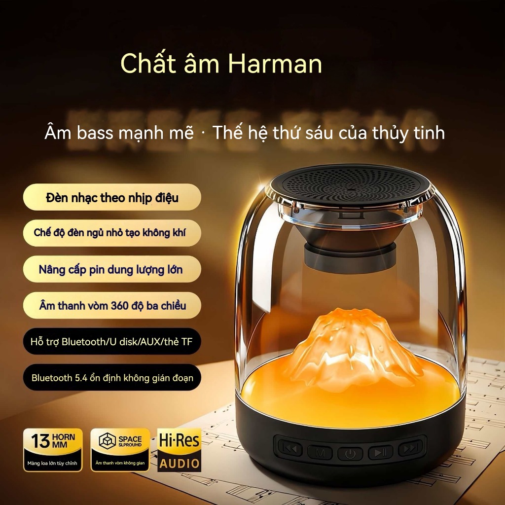 Tai nghe bluetooth không dây Onyx Studio 6 mini – Kiểu dáng giống Harman Kardon, Âm thanh cao chất l